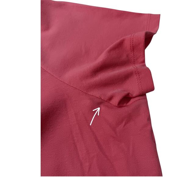 NEW WOMAN WITHIN Top Blouse Plus 2X 26/28 Eyelet Inset Short Sleeves‎ Comfort - Picture 6 of 8